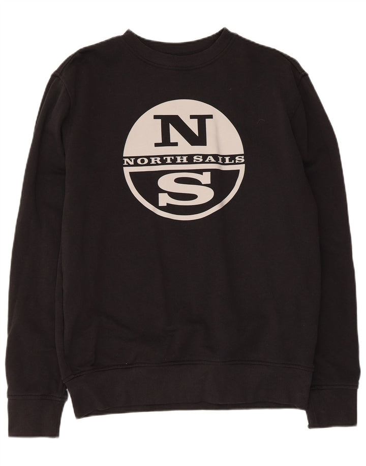North Sails Sweat-Shirt Homme Noir Moyen Coton