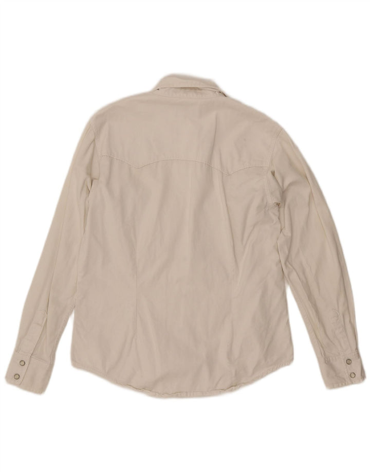 Lee Chemise en jean pour femme UK 44 Coton blanc moyen