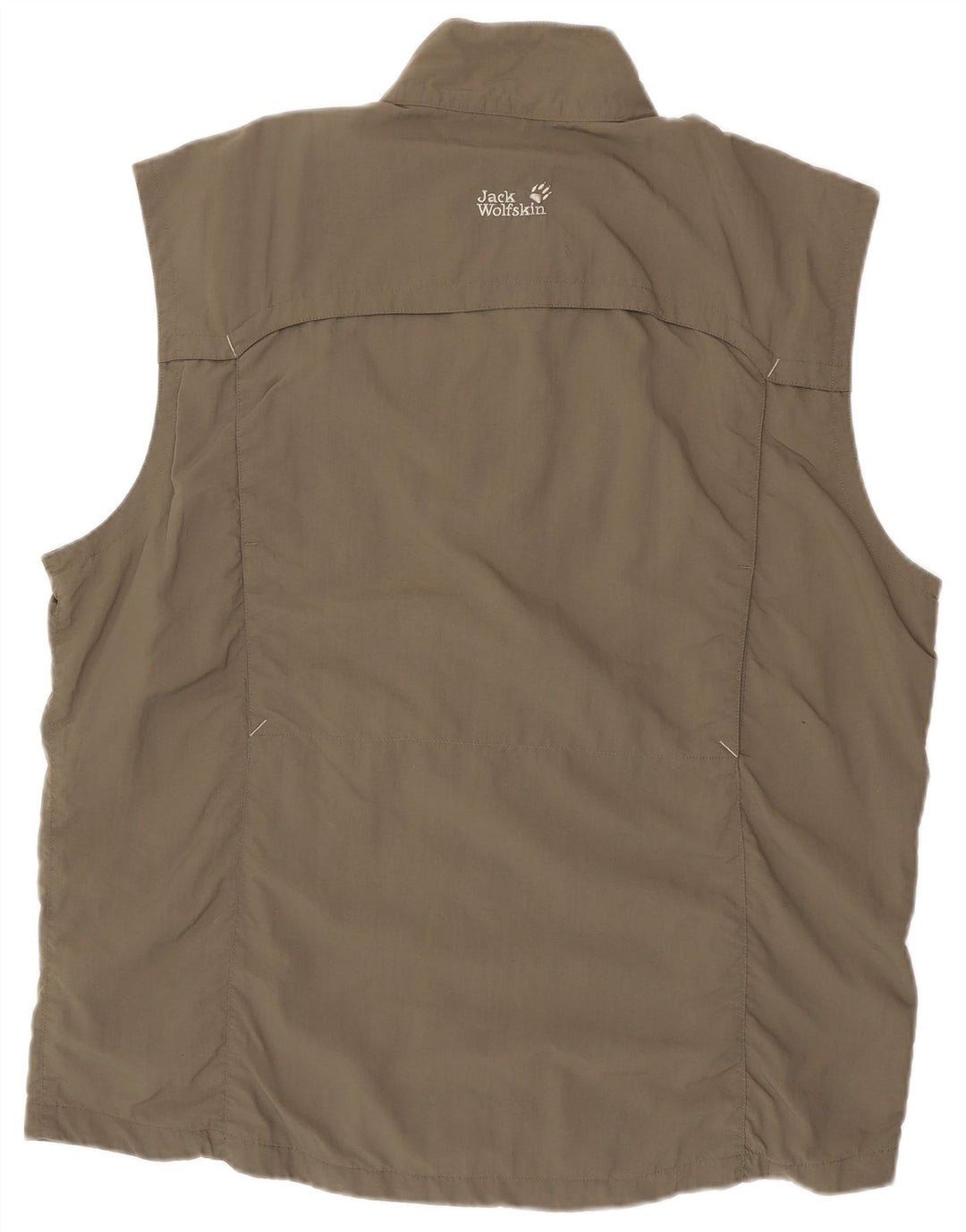 JACK WOLFSKIN Veste de survêtement sans manches pour homme UK 46/48 2XL Gris