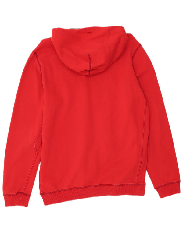Diesel Pull à Capuche Graphique Homme Rouge Moyen Coton