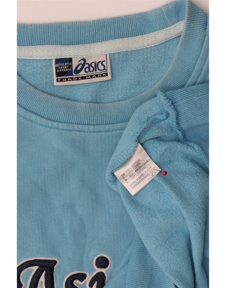 Asics Sweat-shirt graphique pour hommes, grand coton bleu