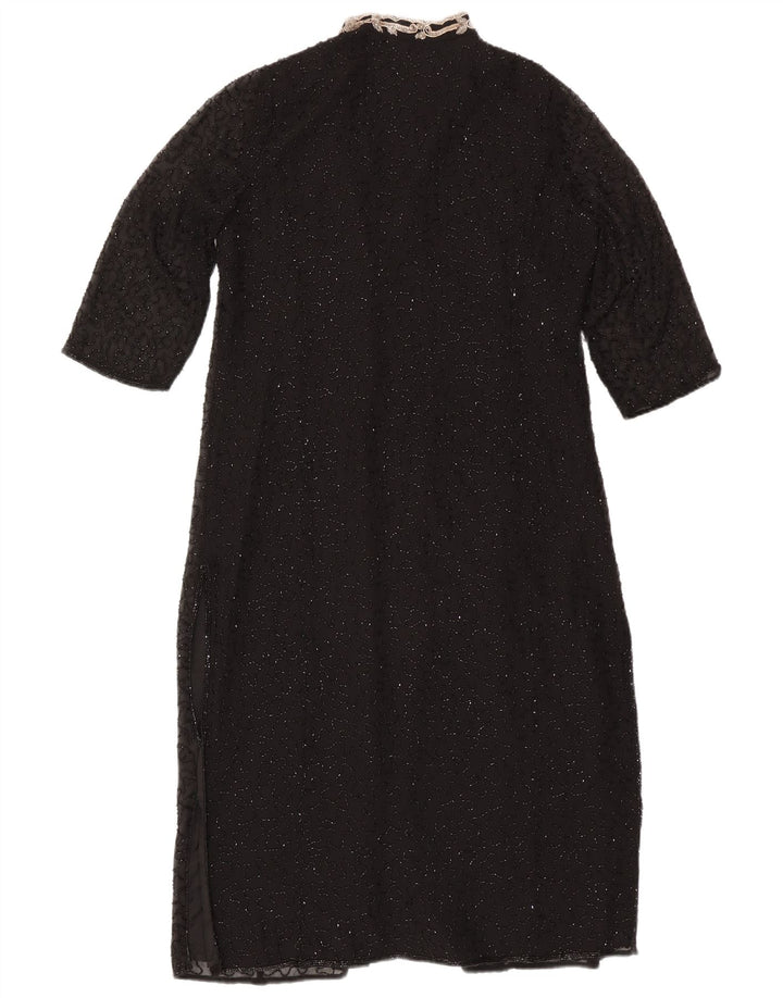 Jacques Vert Cardigan de soirée à manches 3/4 pour femme UK 12 Noir moyen
