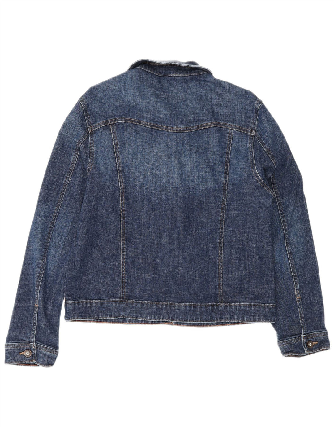 Lee Veste en jean pour femme UK 14 Large Bleu Coton