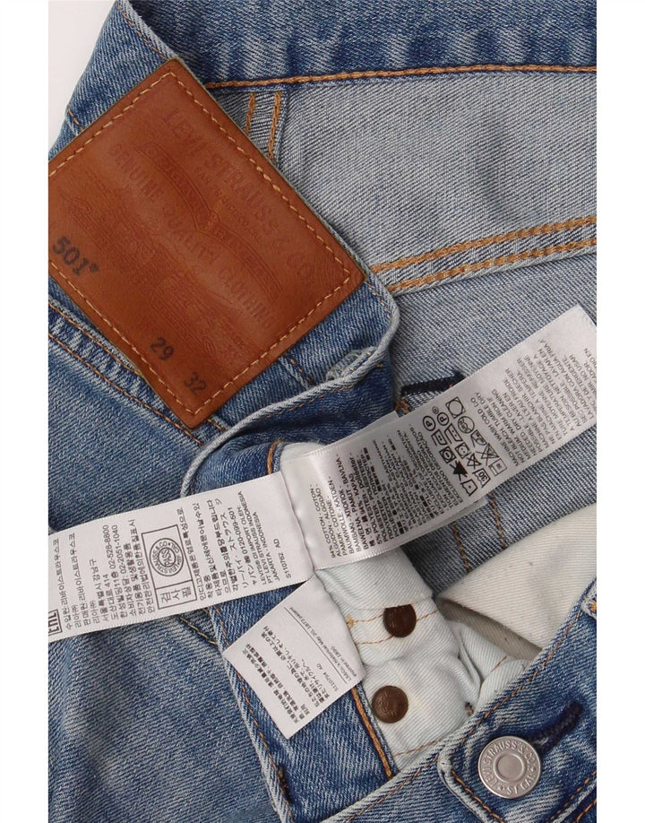 Levi's Jean Droit 501 Homme Bleu W29 L32 Coton