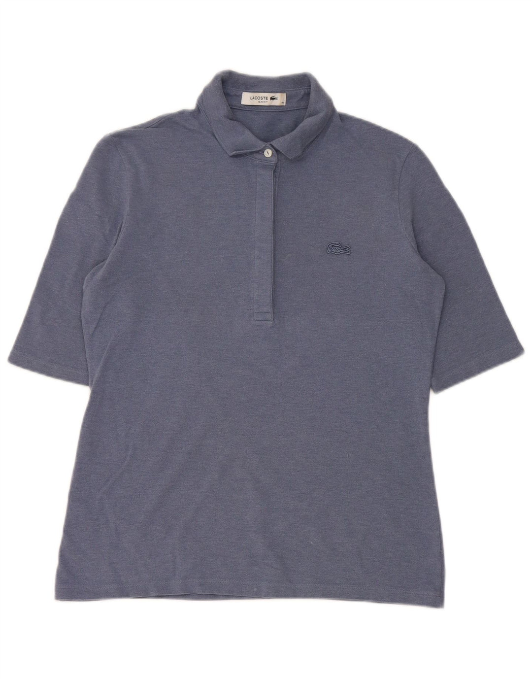 Lacoste Polo Slim Fit Femme Taille 40 Coton Bleu Moyen