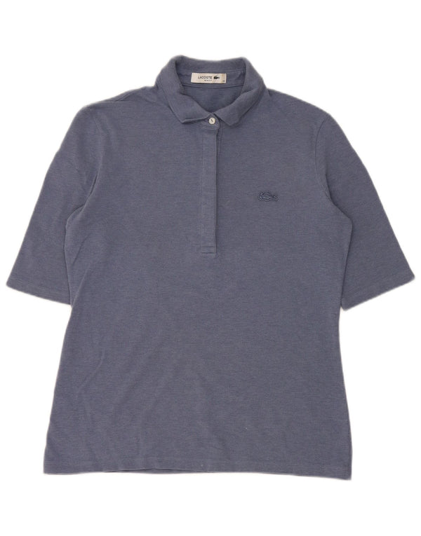Lacoste Polo Slim Fit Femme Taille 40 Coton Bleu Moyen
