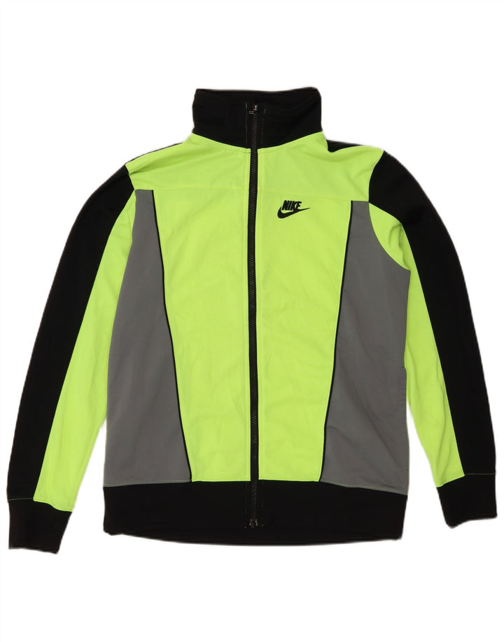 Veste de survêtement Nike Garçon 13-14 ans Vert Colorblock Polyester