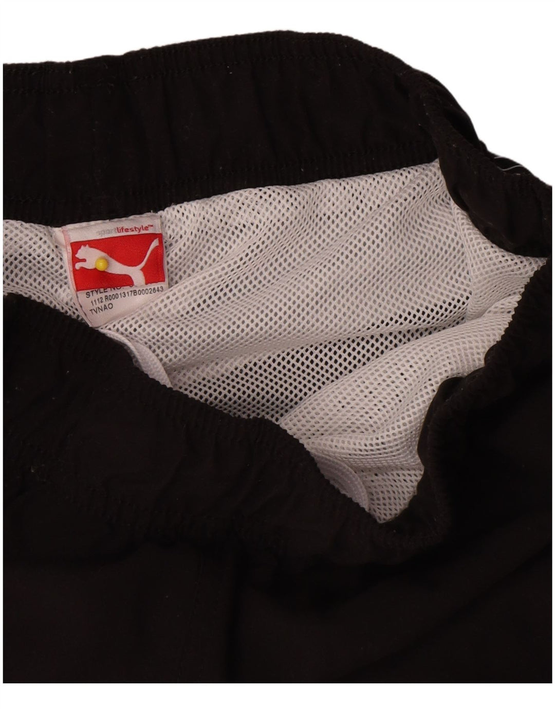 Puma Short de Sport Graphic Homme Petit Noir Polyester Colorblock