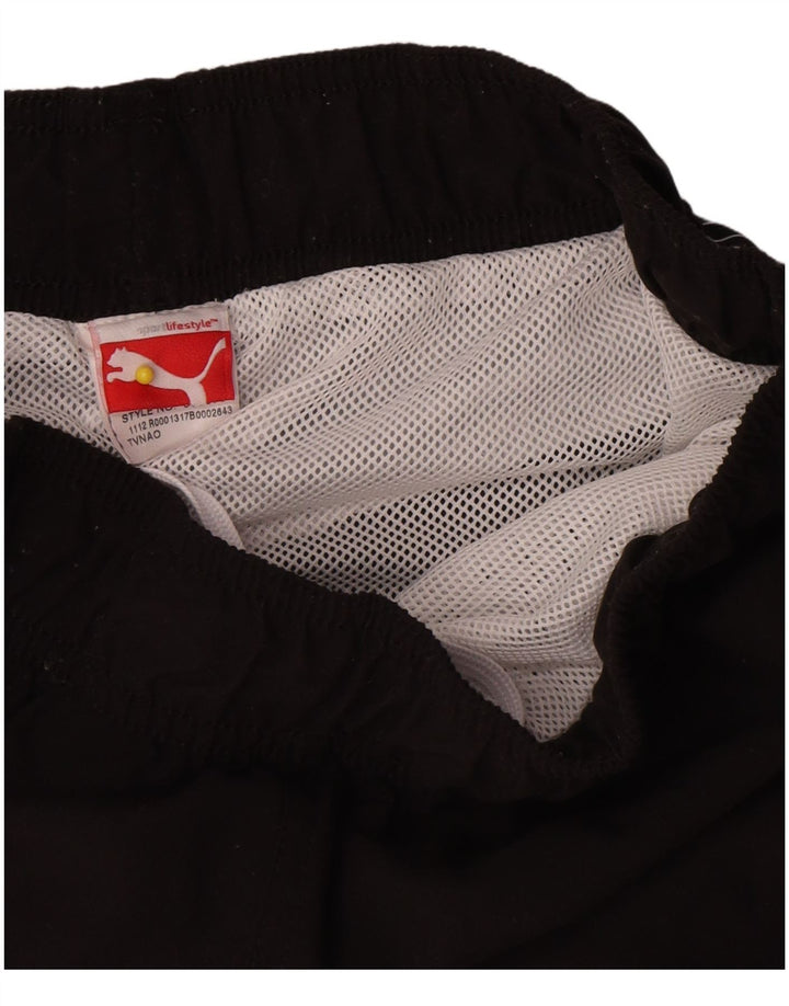Puma Short de Sport Graphic Homme Petit Noir Polyester Colorblock