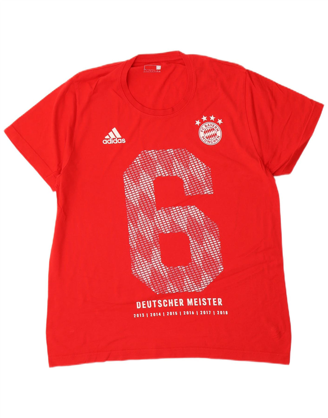Adidas T-shirt graphique pour hommes, grand, rouge