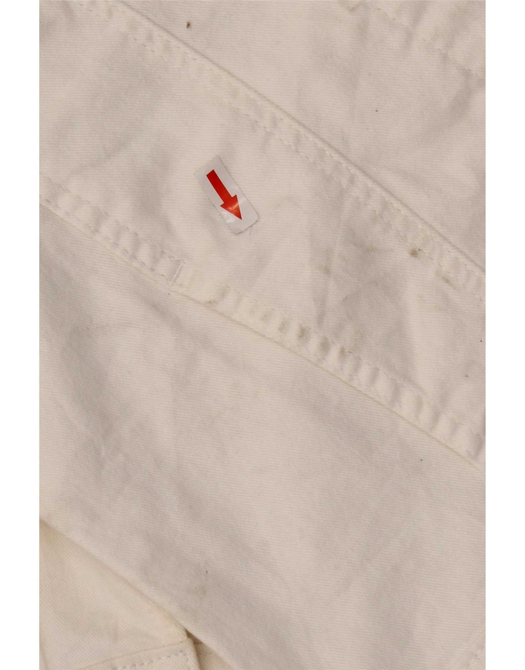 Lee Veste en jean Riders pour femme UK 10 Petit coton blanc