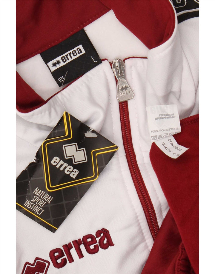 Errea Veste de Survêtement Graphique Homme Large Bordeaux Colourblock