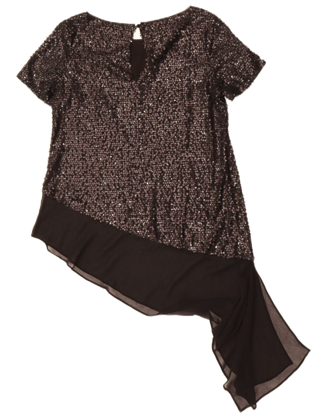 Coast Chemisier asymétrique pour femme UK 42 Noir moyen