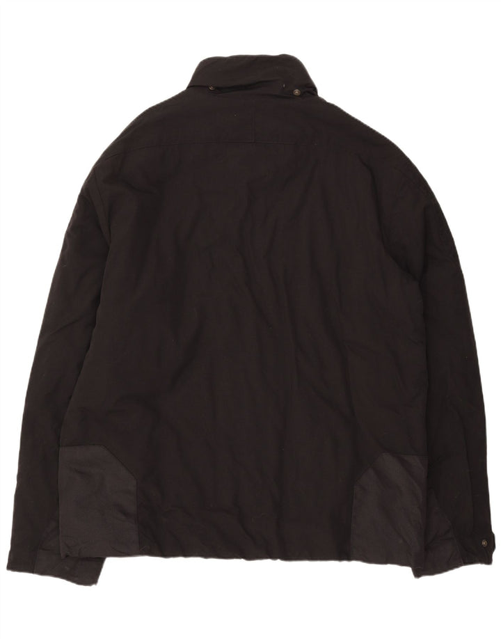 CAPE HORN Mens Windbreaker Jacket UK 46 3XL Black