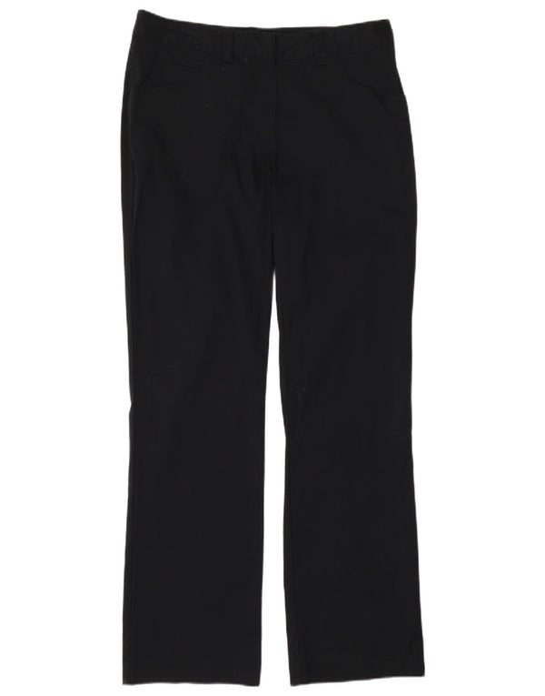 Nike Pantalon décontracté droit pour femme UK 10 Small W32 L30 Coton noir