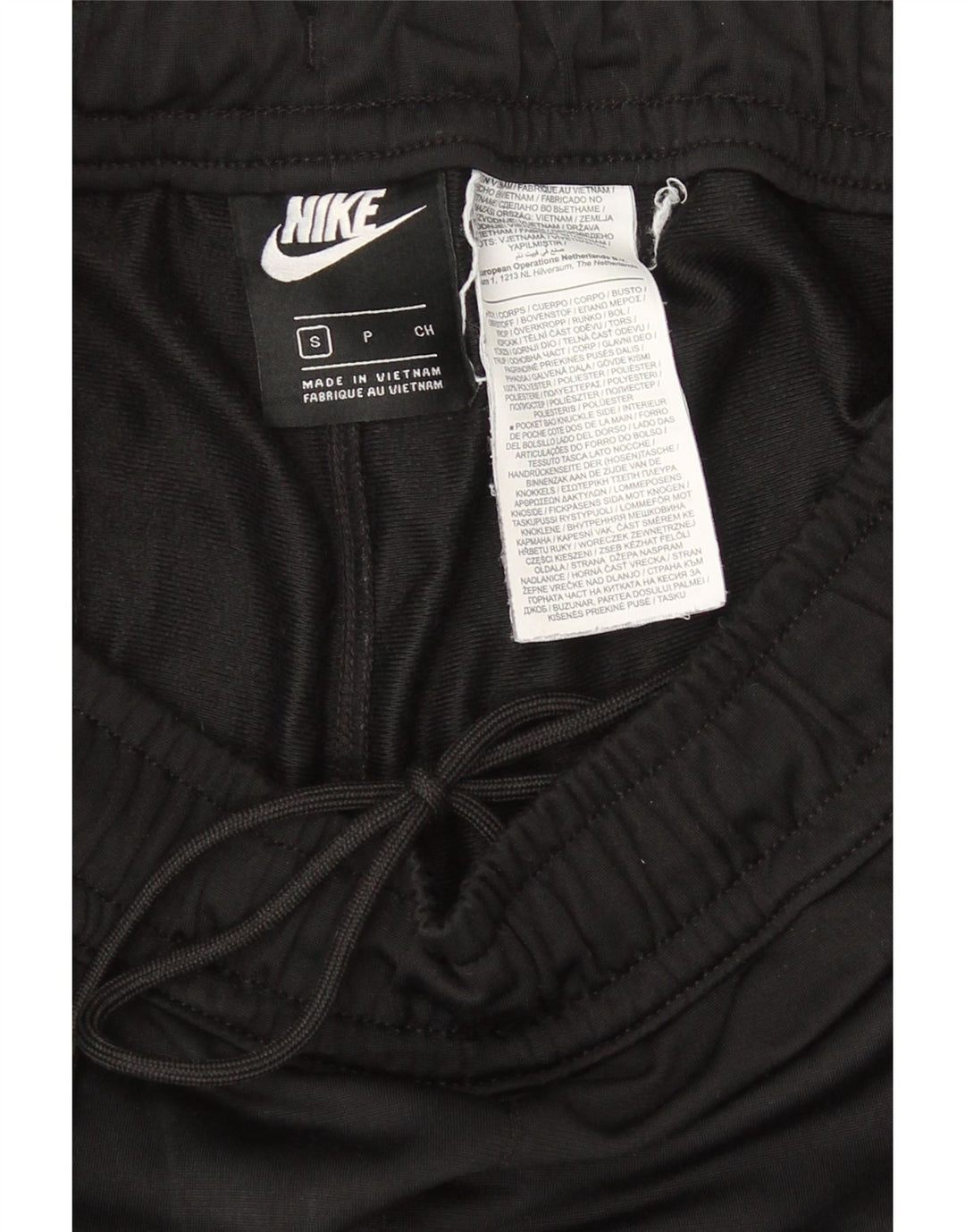 Nike Pantalon de survêtement graphique pour homme Small Noir Polyester