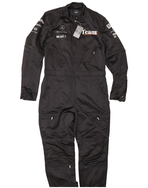 Hugo Boss Combinaison graphique Formule 1 pour homme Taille 110 2XL Noir Soie Sports