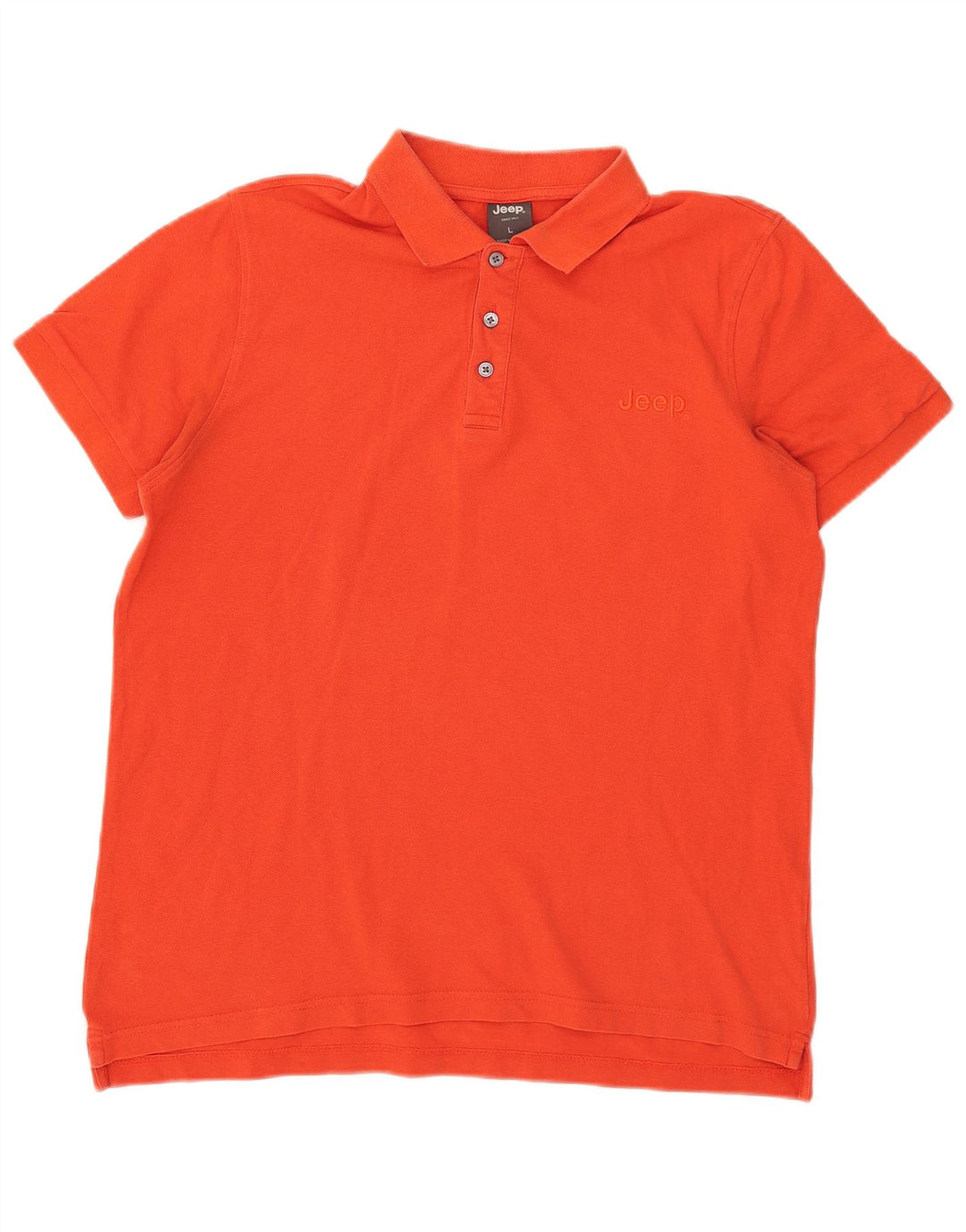 Jeep Polo Homme Grand Coton Orange