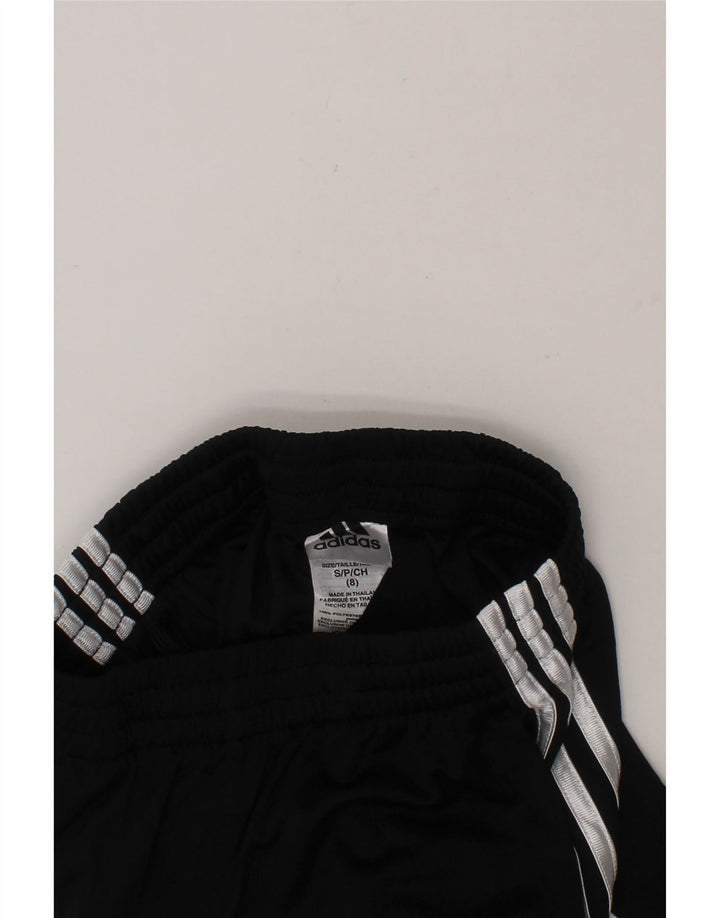 ADIDAS Boys Sport Shorts 7-8 Years Small Black Polyester Vintage Adidas and Second-Hand Adidas from Messina Hembry 