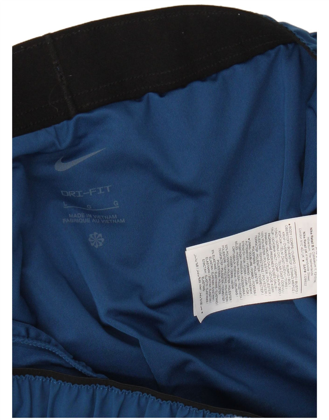 Nike Short de sport Dri Fit Graphic pour homme en polyester Bleu Taille L