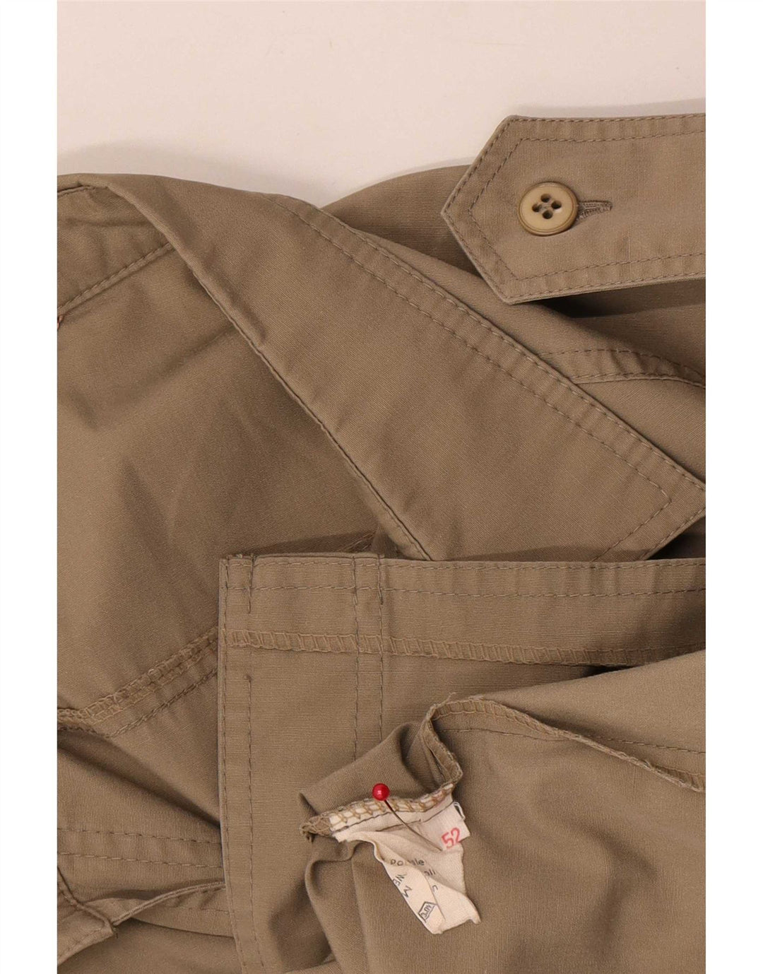 veste utilitaire militaire vintage pour hommes UK 38 Beige moyen
