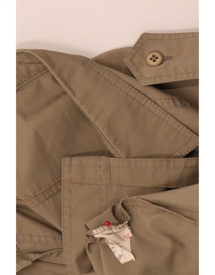 veste utilitaire militaire vintage pour hommes UK 38 Beige moyen