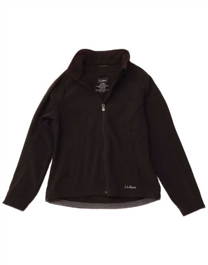 L.L.BEAN Veste coupe-vent pour femme UK 14 Polyester noir moyen