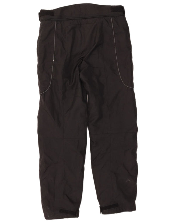 Prexport Pantalon de moto droit pour homme Large W32 L27 Noir Polyester