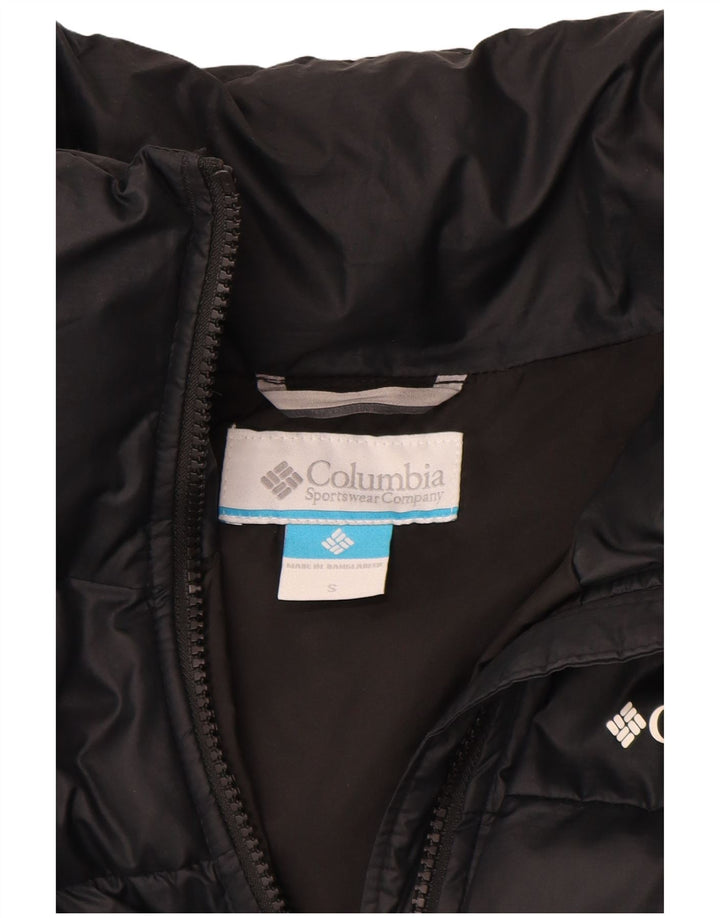Columbia Veste courte rembourrée pour femme UK 10 Small Bleu marine Polyester