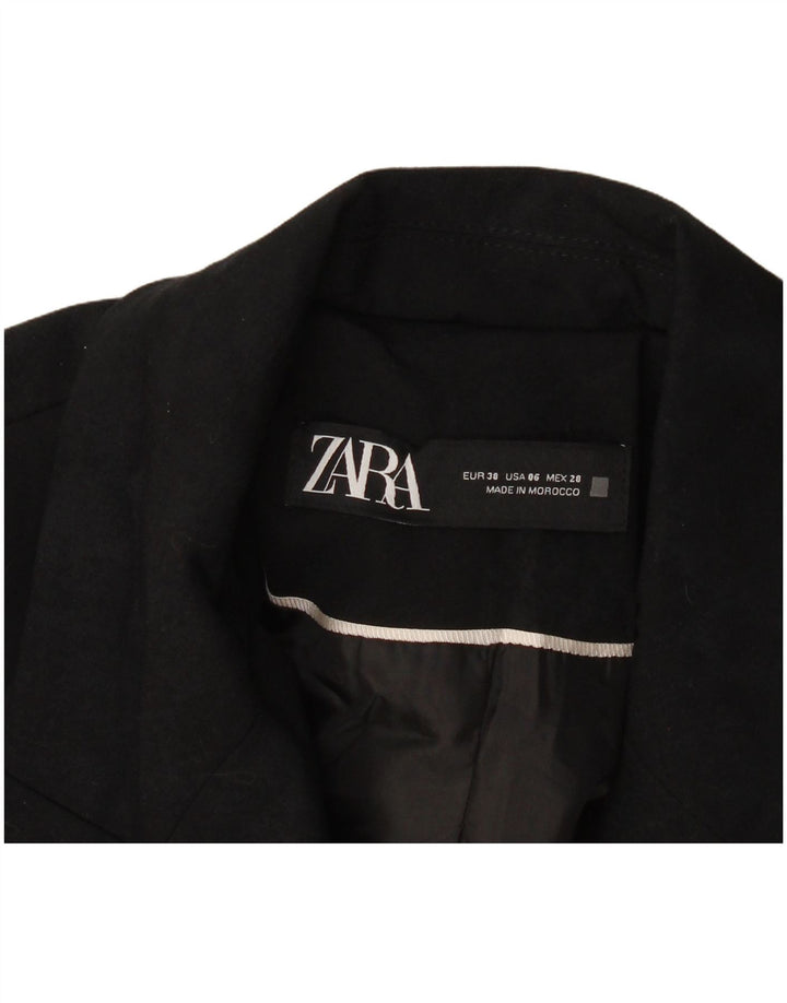 Zara Veste Blazer 1 Bouton Femme EU 38 Petit Noir