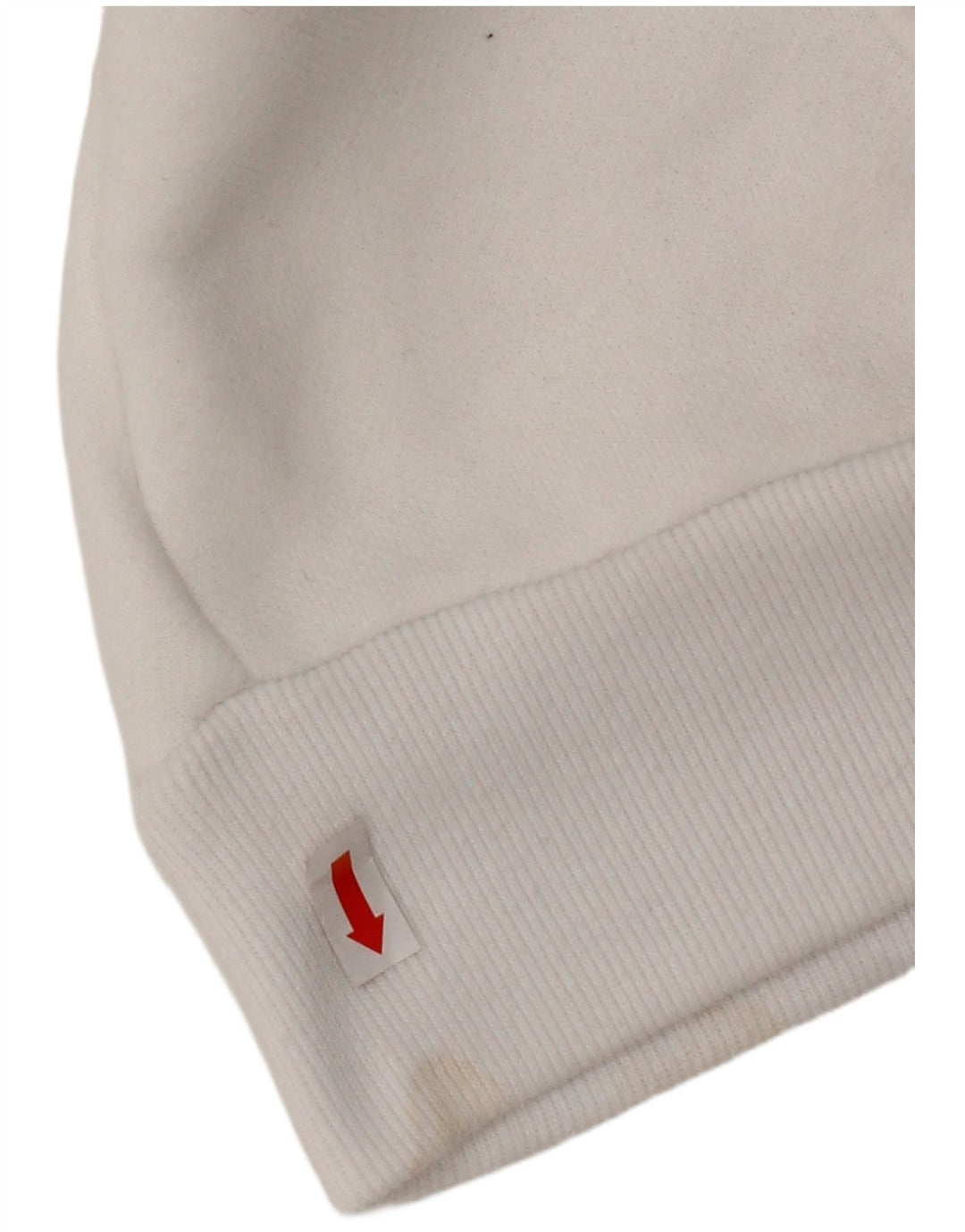 HOLLISTER Pull à capuche pour homme Large Blanc Coton