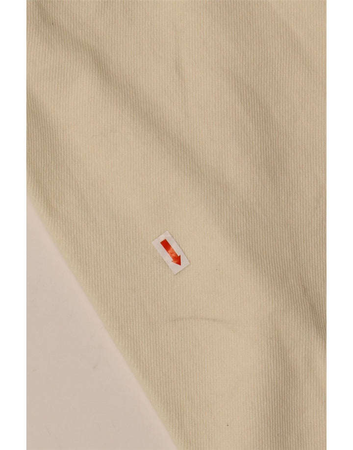 Zara Veste en jean surdimensionnée pour femme UK 16 Large en coton blanc cassé