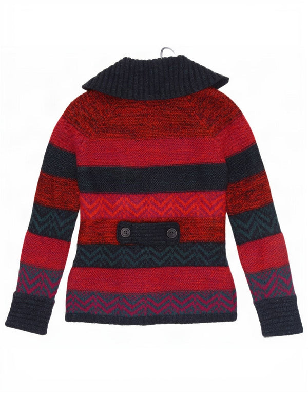 Marks & Spencer Per Una Cardigan Pull UK 10 Small Multicolore