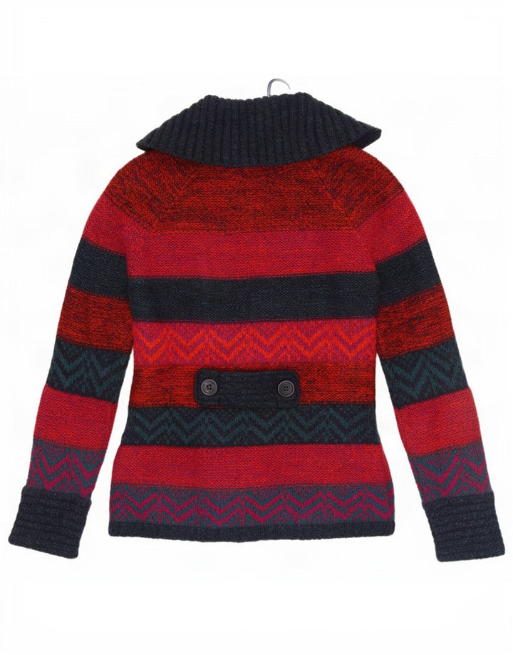 Marks & Spencer Per Una Cardigan Pull UK 10 Small Multicolore