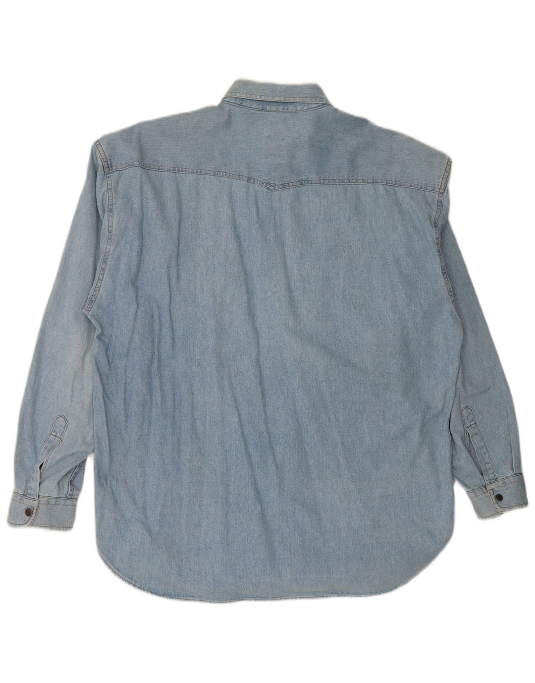 Casucci Chemise en jean pour homme 2XL Bleu Coton