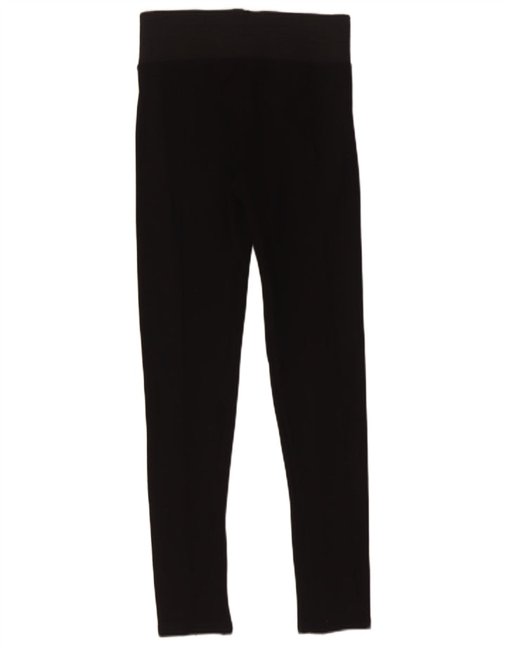 Zara Femme Leggings UK 8 Small Noir Viscose