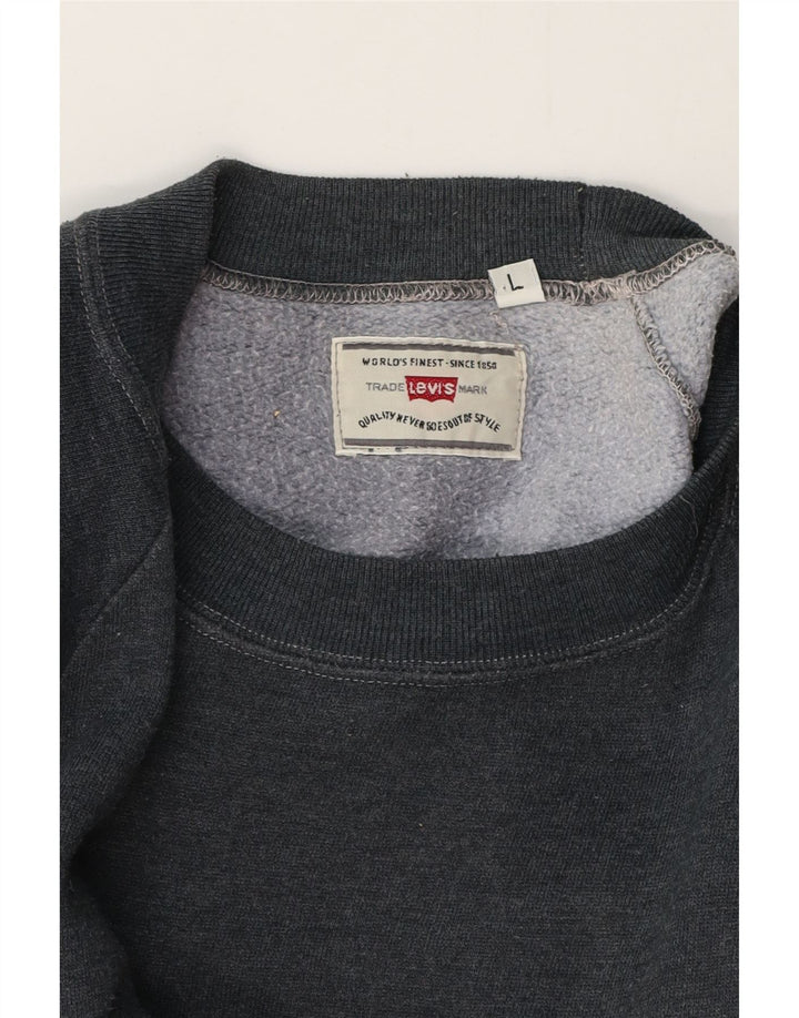 Levi's Sweatshirt Jumper Homme Bleu Marine Large