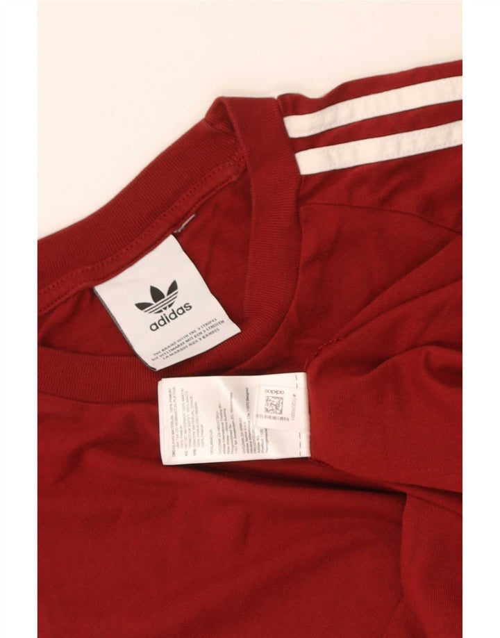 Adidas T-Shirt Homme Haut Petit Rouge Coton