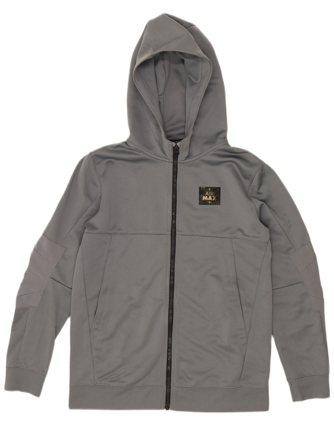 Nike Garçons Graphic Zip Sweat à capuche 12-13 ans Grand Gris Polyester