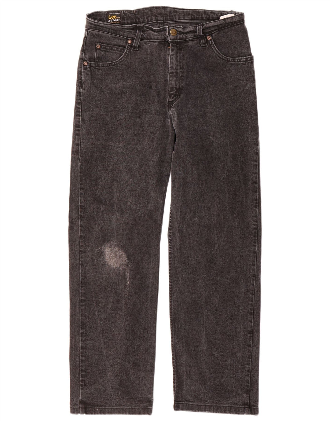 Lee Jean Droit Homme W30 L27 Gris Coton