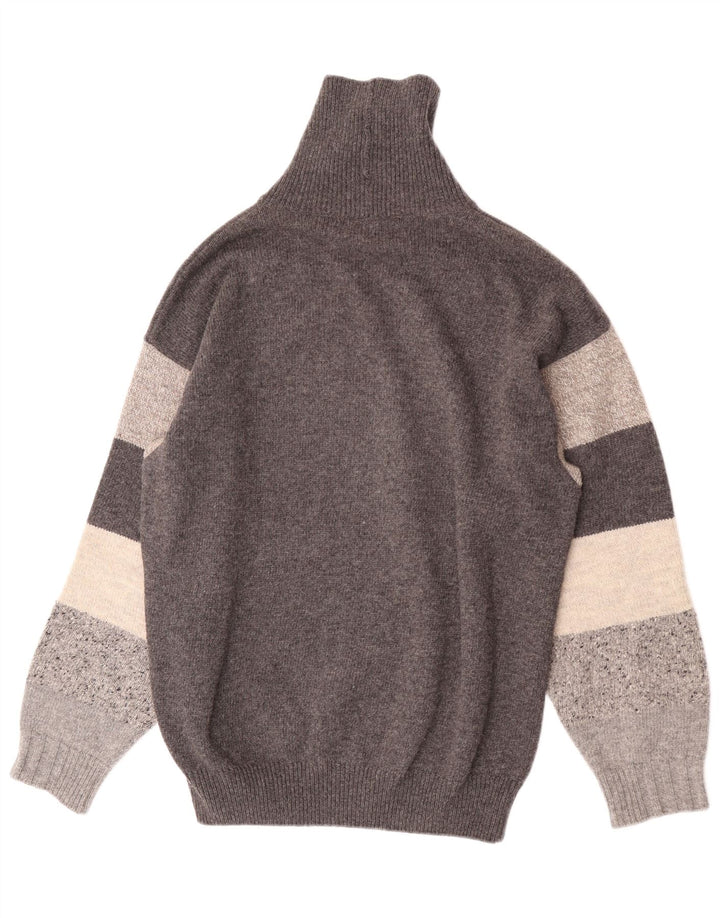 Iceberg Pull Tom et Jerry à col roulé pour homme Gris Taille L