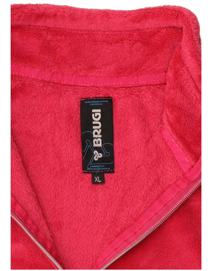 BRUGI Veste Polaire Femme UK 18 XL Rose Polyester