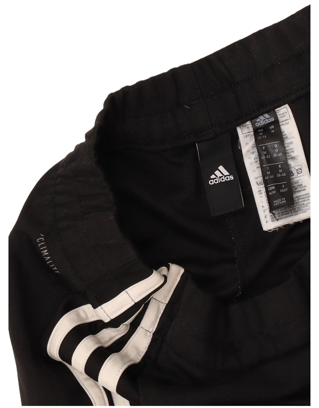Adidas Pantalon de survêtement Climalite pour femme UK 12/14 Noir Moyen Polyester