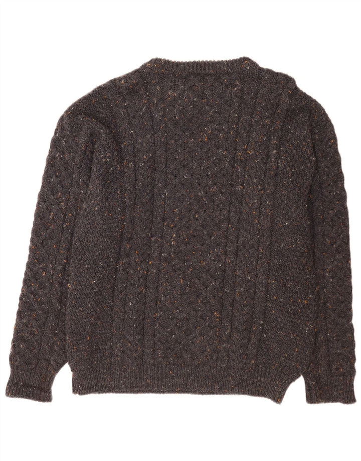 L.L.Bean Pull col bateau pour homme en laine mouchetée grise