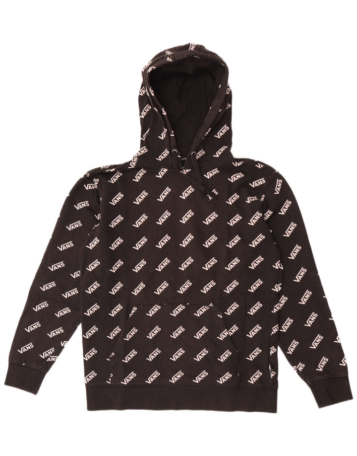 Vans Pull à capuche graphique en coton noir moyen pour homme