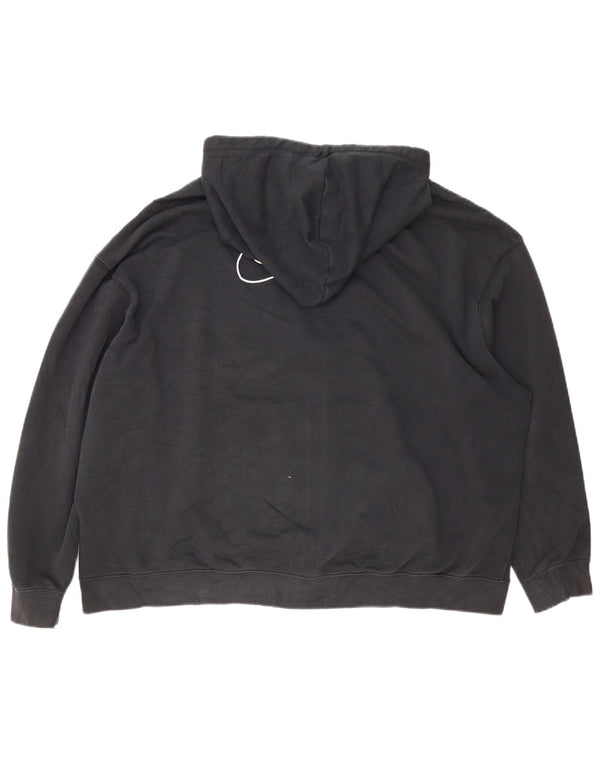 Nike Pull à capuche zippé surdimensionné Dri Fit pour femme UK 18 XL Coton noir