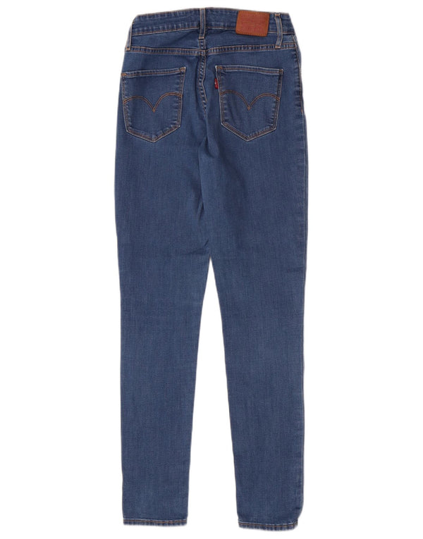 Levi's Jean Skinny Taille Haute 721 Femme W28 L29 Bleu Coton Classique