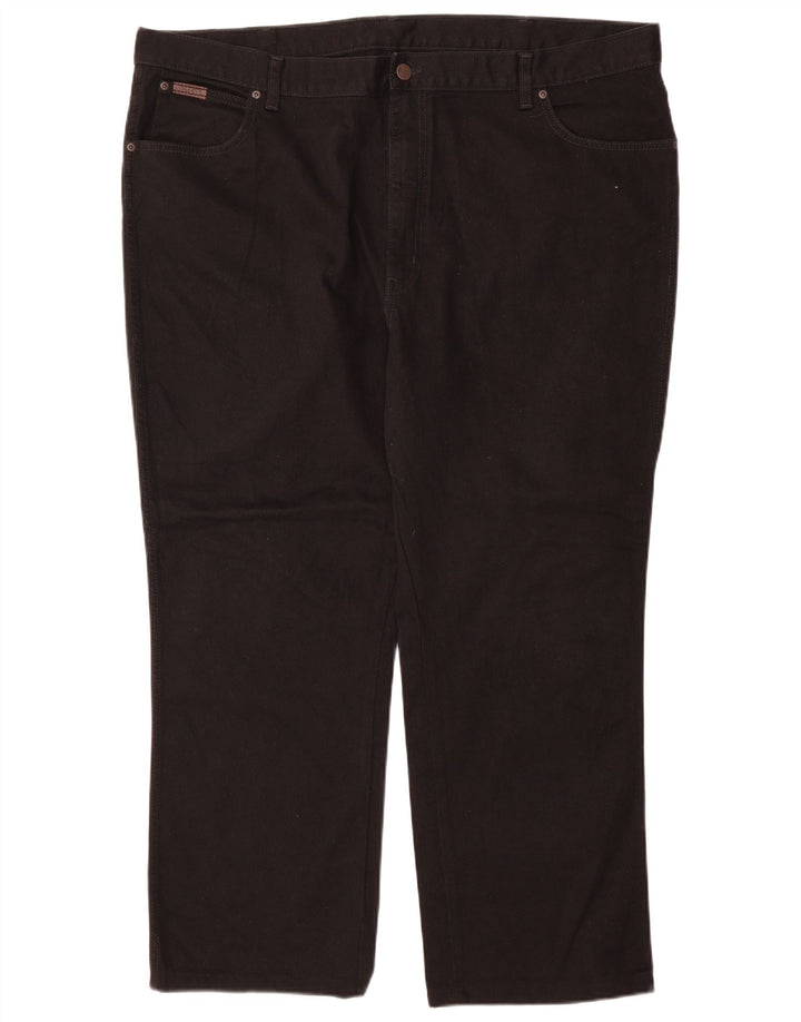 Wrangler Jean Droit Texas Homme W46 L30 Coton Noir