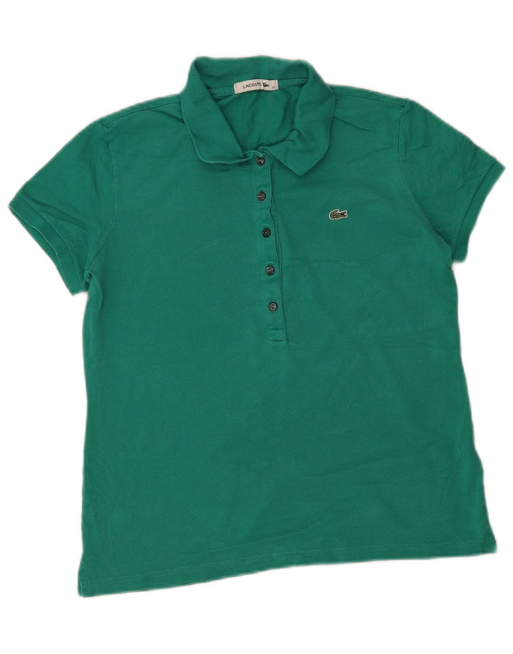 Lacoste Polo Femme Taille 40 Coton Vert Moyen