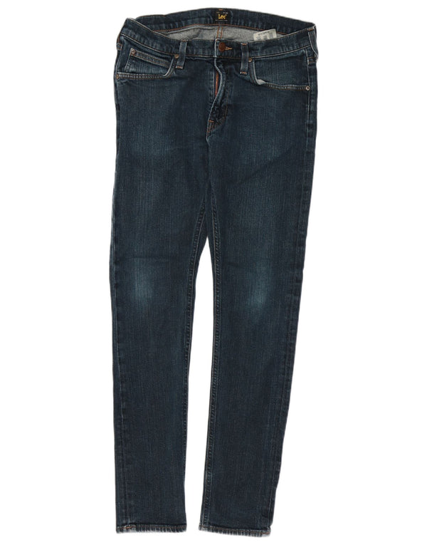 Lee Womens Luke Slim Tapered Jeans W32 L32 Blue Cotton